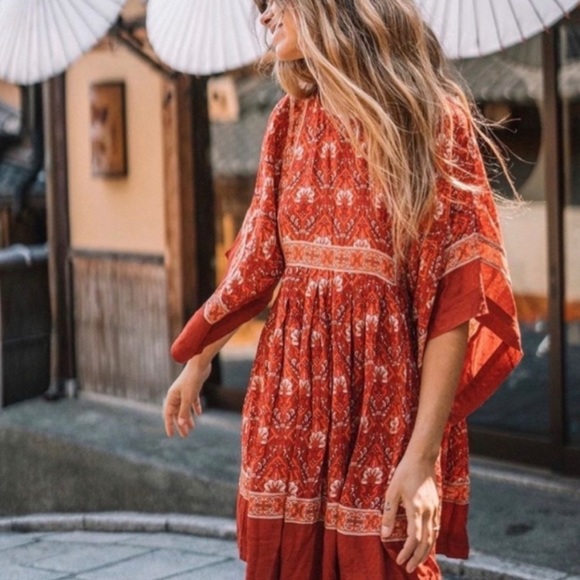 Spell Dresses & Skirts - ❤️RESERVED🌈 Spell Jewel Copper Tunic Mini Dress XS